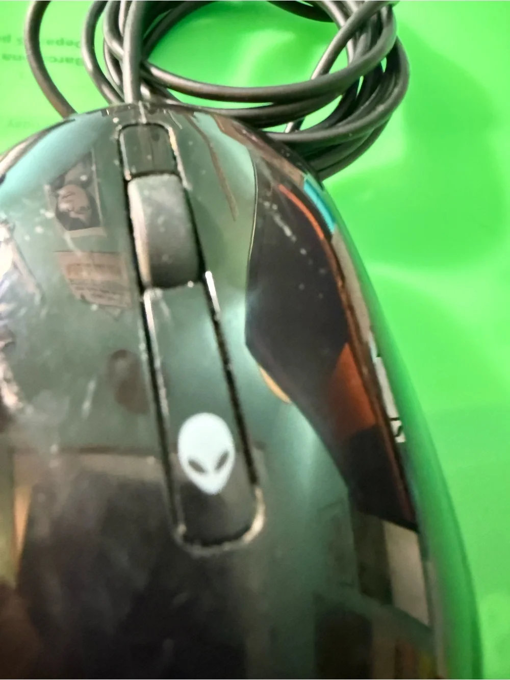 Alienware Black Wired USB Gaming Mouse with Alienware Logo